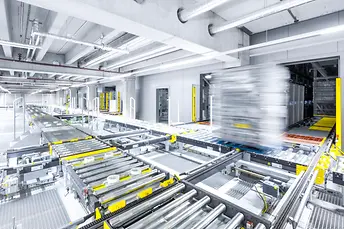 EDEKA Gochsheim, Pallet conveying System